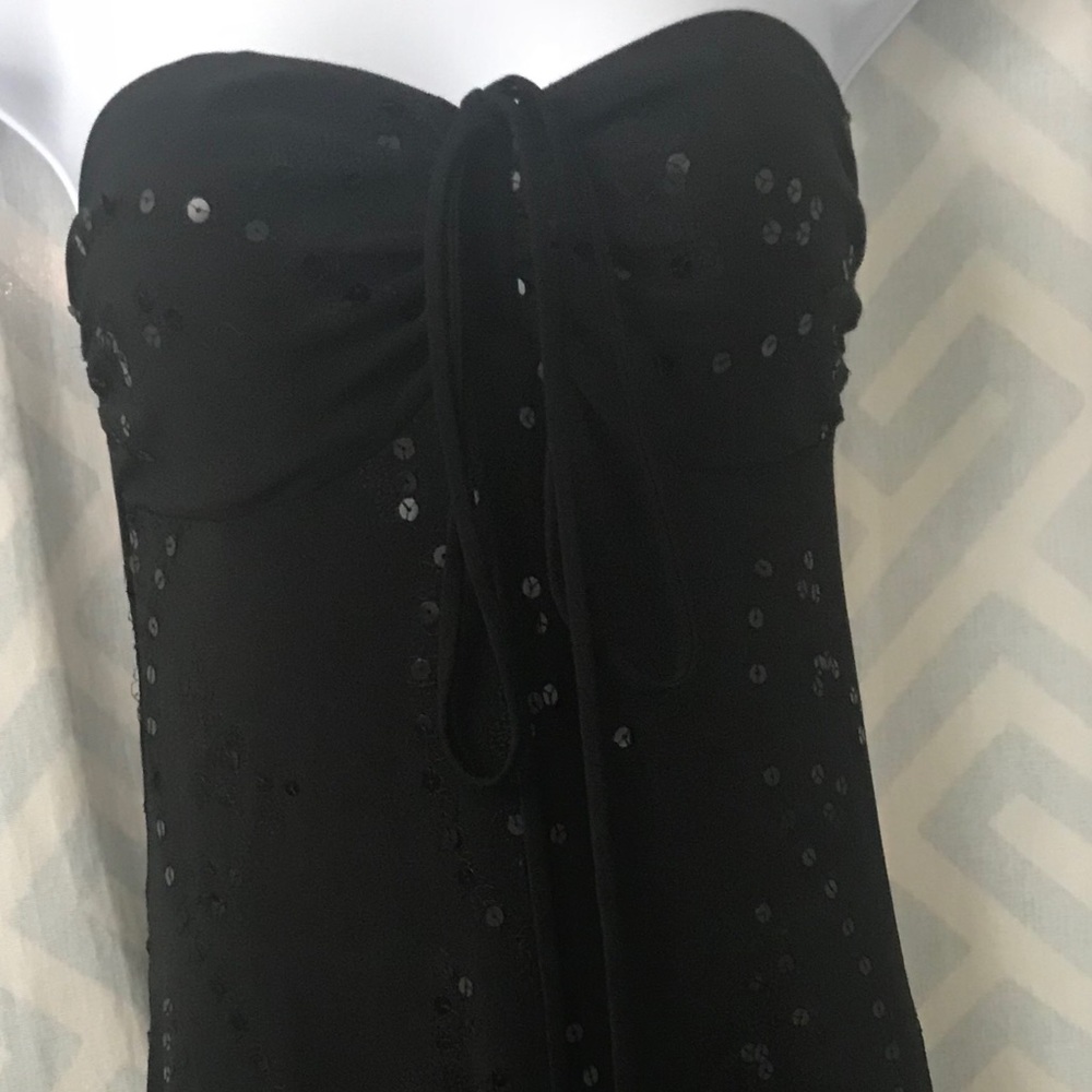 Strapless cocktail dress